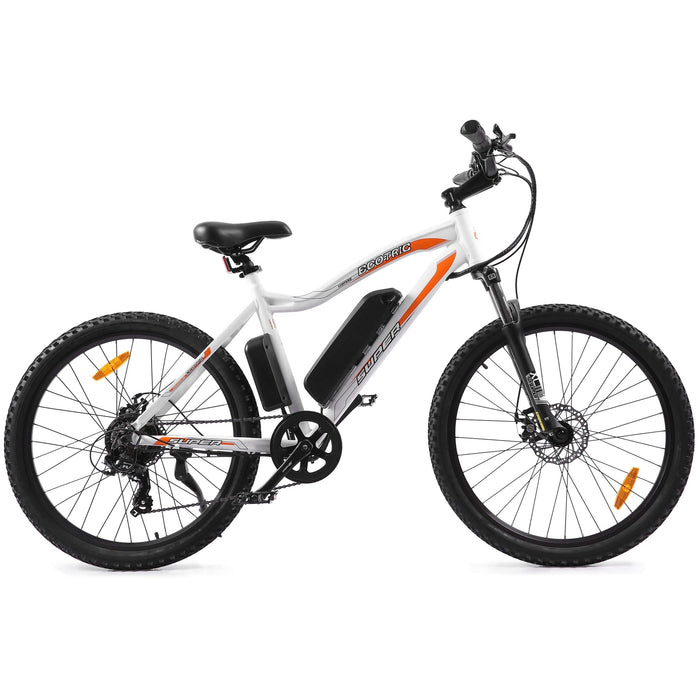 UL Certified-Ecotric Leopard Electric Mountain Bike-White