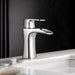 Vinnova Alessandra Single-Lever Vessel Bathroom Faucet Brushed Nickel Finish