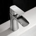 Vinnova Alessandra Single-Lever Vessel Bathroom Faucet Brushed Nickel Finish