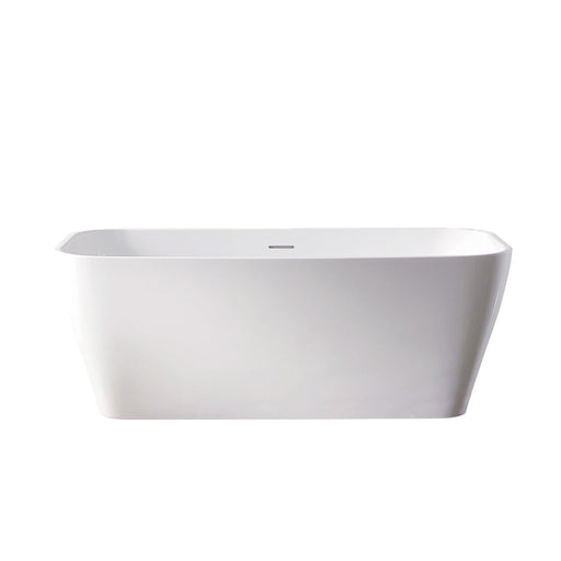 Vinnova Augustine Soaking Bathtub White Finish