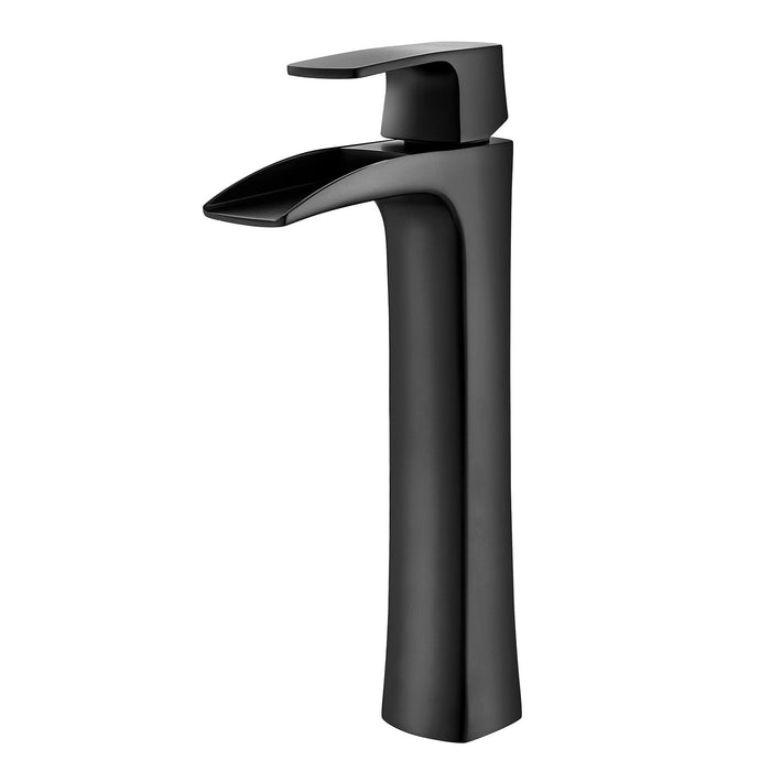 Ciara Single-Lever Vessel Bathroom Faucet Matte Black Finish