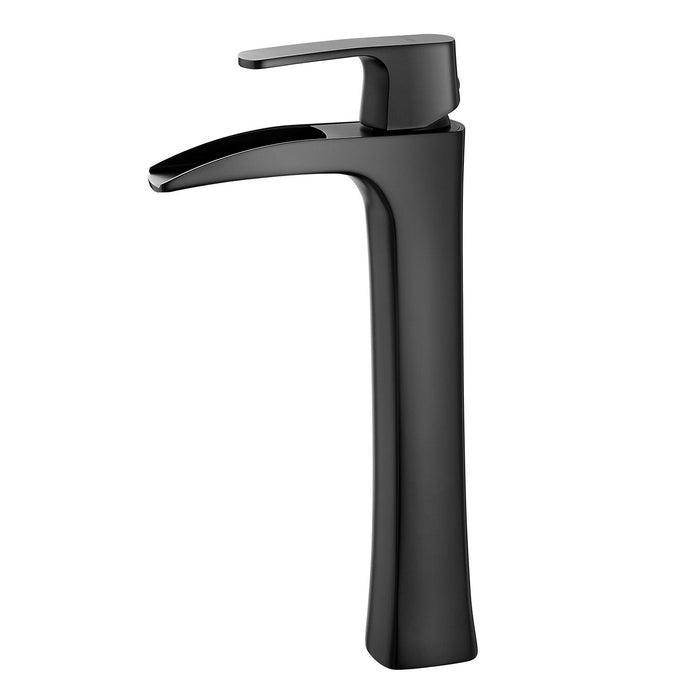 Ciara Single-Lever Vessel Bathroom Faucet Matte Black Finish