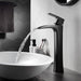 Ciara Single-Lever Vessel Bathroom Faucet Matte Black Finish