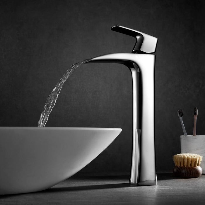 Ciara Single-Lever Vessel Bathroom Faucet Polished Chrome Finish