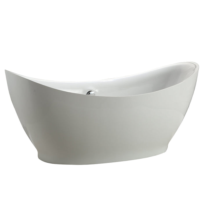 Vinnova Divinity Soaking Bathtub White Finish