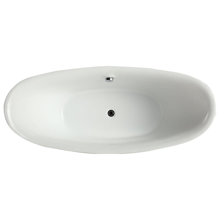 Vinnova Divinity Soaking Bathtub White Finish