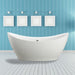 Vinnova Divinity Soaking Bathtub White Finish