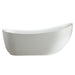 Everlie Soaking Bathtub White Finish