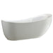 Everlie Soaking Bathtub White Finish