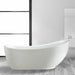 Everlie Soaking Bathtub White Finish