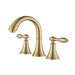 Vinnova Florence Two-Handle 8-Inch Widespread Bathroom Faucet Brushed Gold Finish