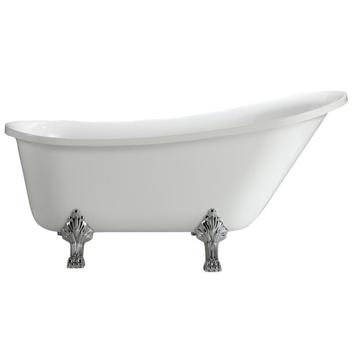 Vinnova Jacqueline Soaking Bathtub White Finish