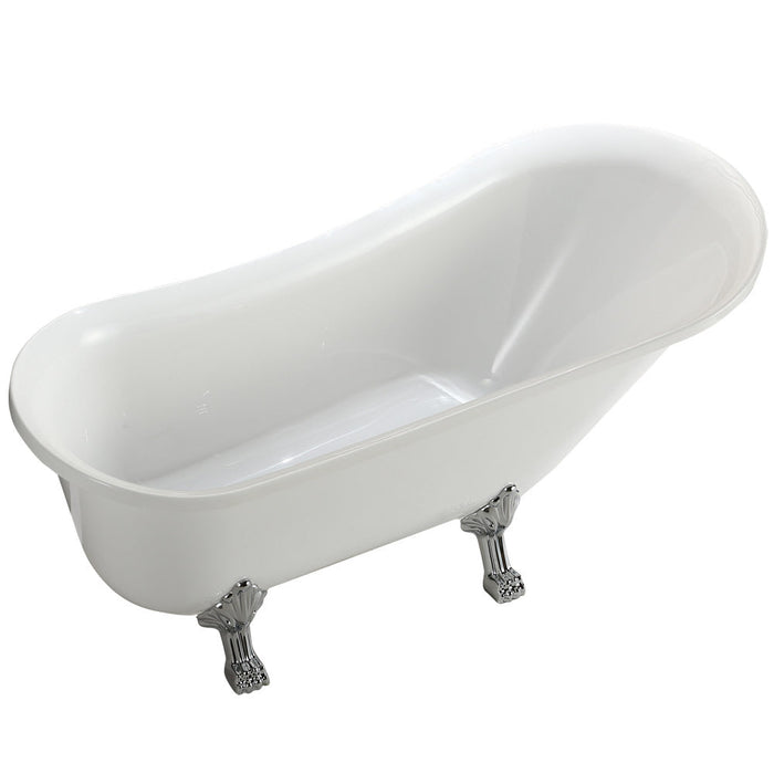 Vinnova Jacqueline Soaking Bathtub White Finish