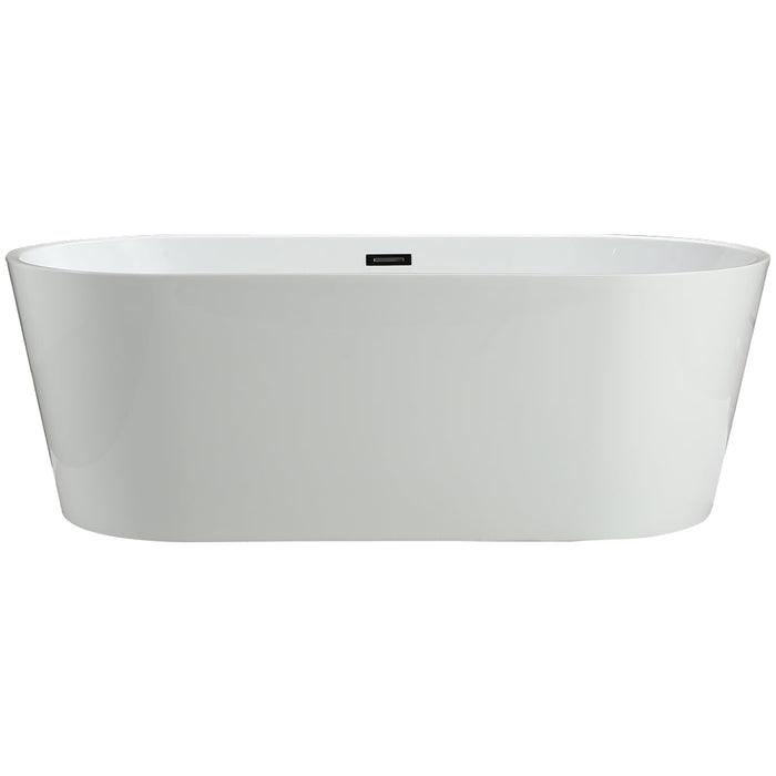 Vinnova Lumina Soaking Bathtub White Finish