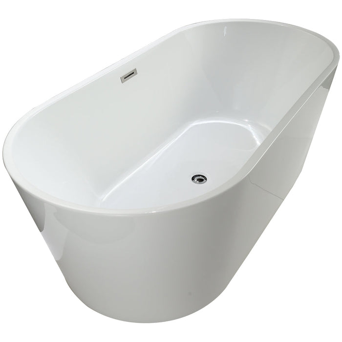 Vinnova Lumina Soaking Bathtub White Finish