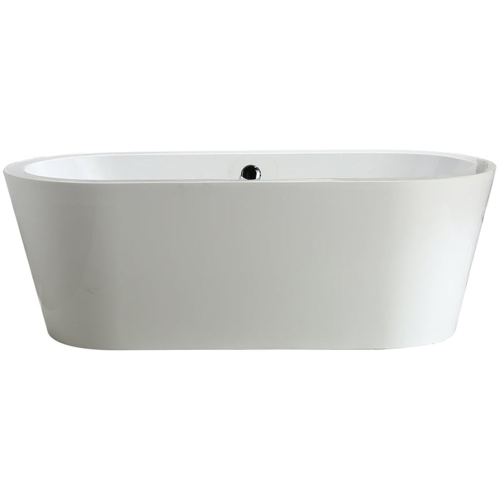 Vinnova Melania Soaking Bathtub White Finish