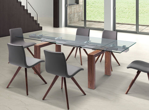 Whiteline Mod - Davy Extendable Dining Table DT1256-WLT - PrimeFair