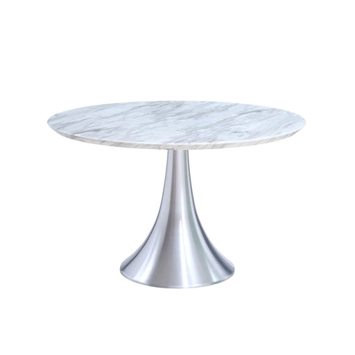 Whiteline Mod - Flow Round Dining Table DT1469 - PrimeFair