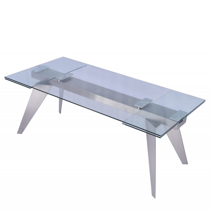 Whiteline Mod - Kristy Extendable Dining Table DT1427 - PrimeFair