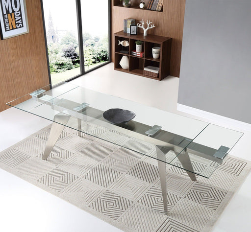 Whiteline Mod - Kristy Extendable Dining Table DT1427 - PrimeFair