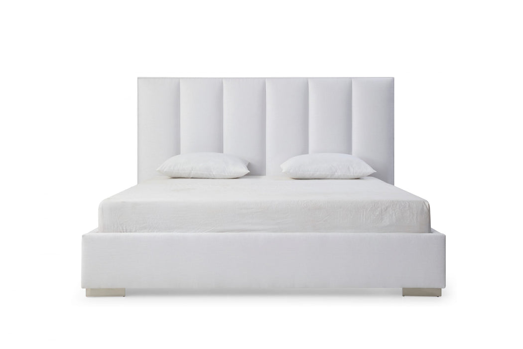 Whiteline Mod -  Velvet King Bed BK1655 - PrimeFair