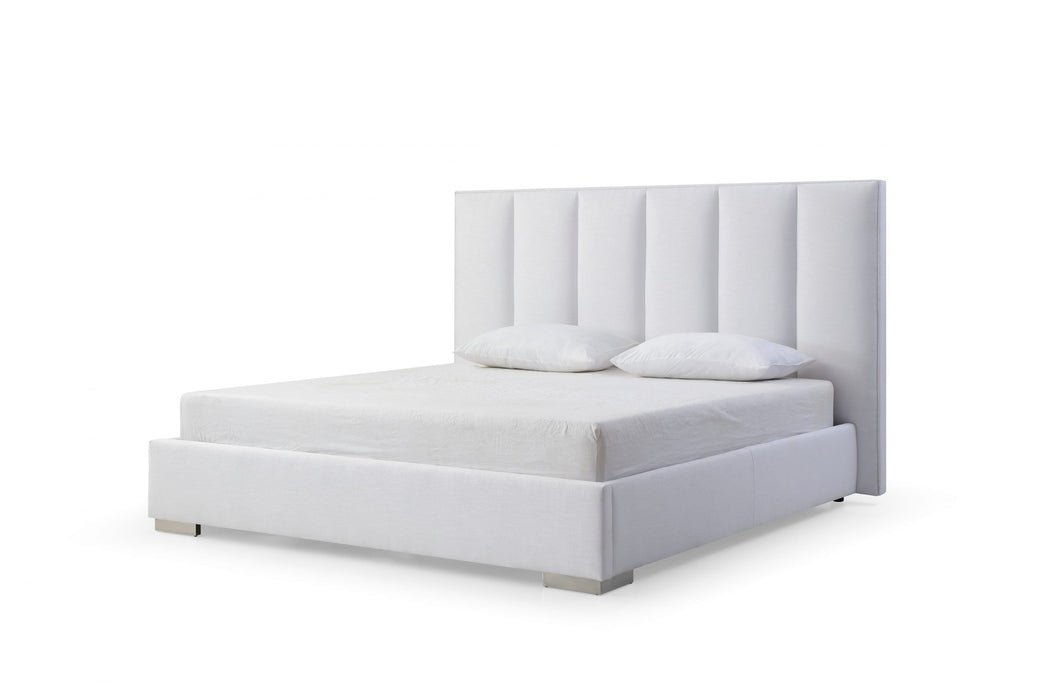 Whiteline Mod -  Velvet King Bed BK1655 - PrimeFair