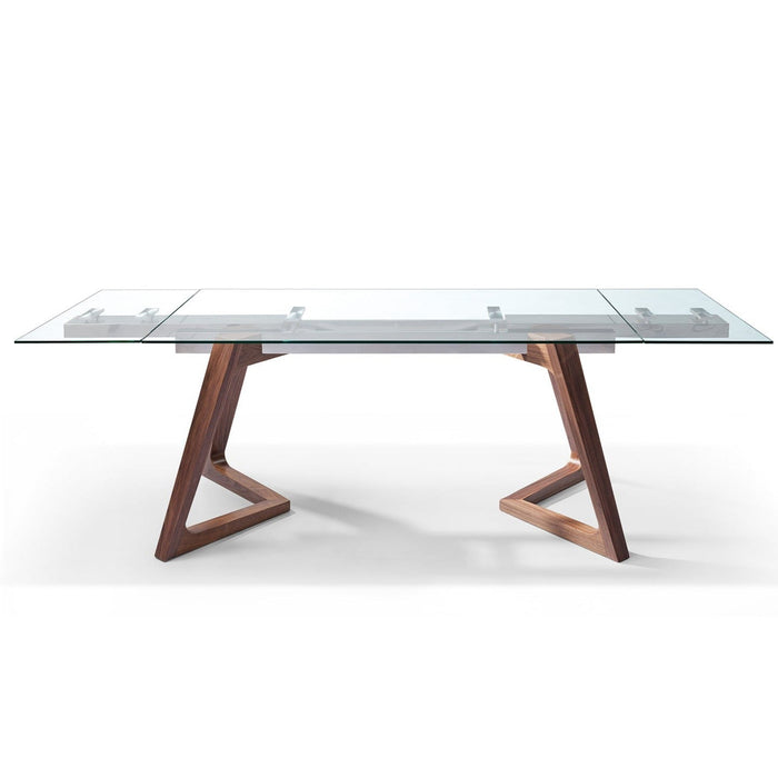 Whiteline Mod -   Walnut Walnut Delta Dining Table DT1276 - PrimeFair