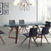 Whiteline Mod -   Walnut Walnut Delta Dining Table DT1276 - PrimeFair