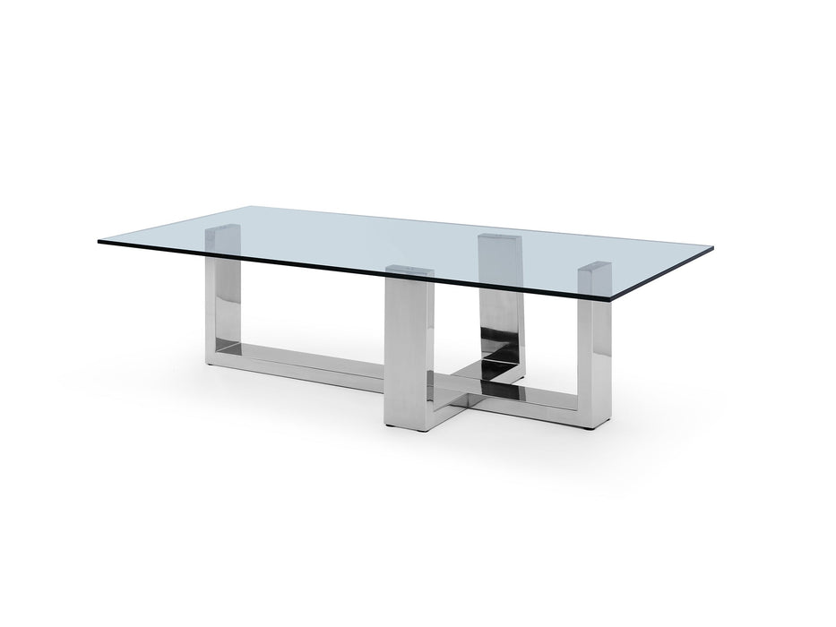 Whiteline Mods - Clear  Blake Coffee Table CT1439- Clear - PrimeFair