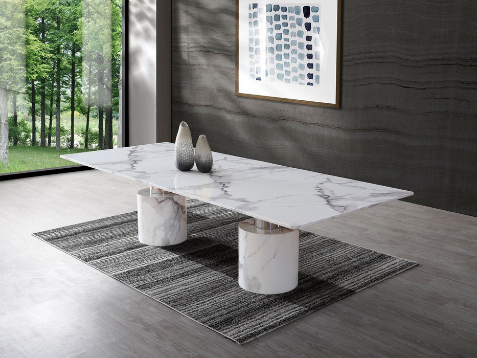 Whiteline Mods - Geneva Dining Table DT1640 - PrimeFair