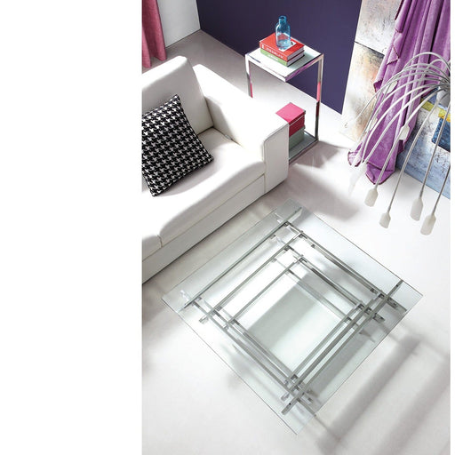 Whiteline Mods - Glass Aura Coffee Table CT1376-R - PrimeFair