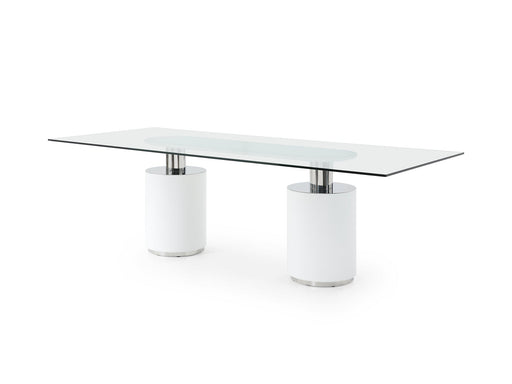 Whiteline Mods - Mandarin Dining Table DT1660-WHT - PrimeFair