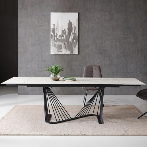 Whiteline Mods -  Roma Extendable Dining Table DT1633E - PrimeFair