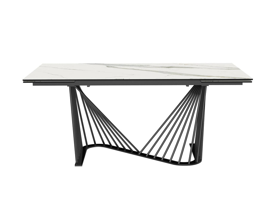 Whiteline Mods -  Roma Extendable Dining Table DT1633E - PrimeFair