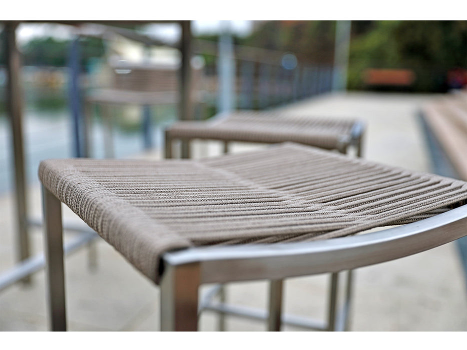 Whiteline Mods -  Stone Backless Outdoor Barstool BS1597-NBAC - PrimeFair