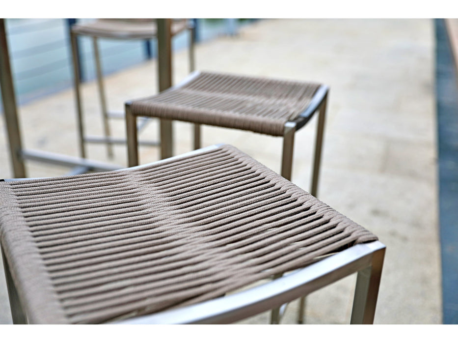 Whiteline Mods -  Stone Backless Outdoor Barstool BS1597-NBAC - PrimeFair
