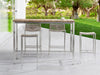 Whiteline Mods -  Stone Backless Outdoor Barstool BS1597-NBAC - PrimeFair
