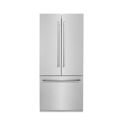 zline-36-19-6-cu-ft-panel-ready-built-in-3-door-french-door-refrigerator-with-internal-water-and-ice-dispenser-rbiv-36