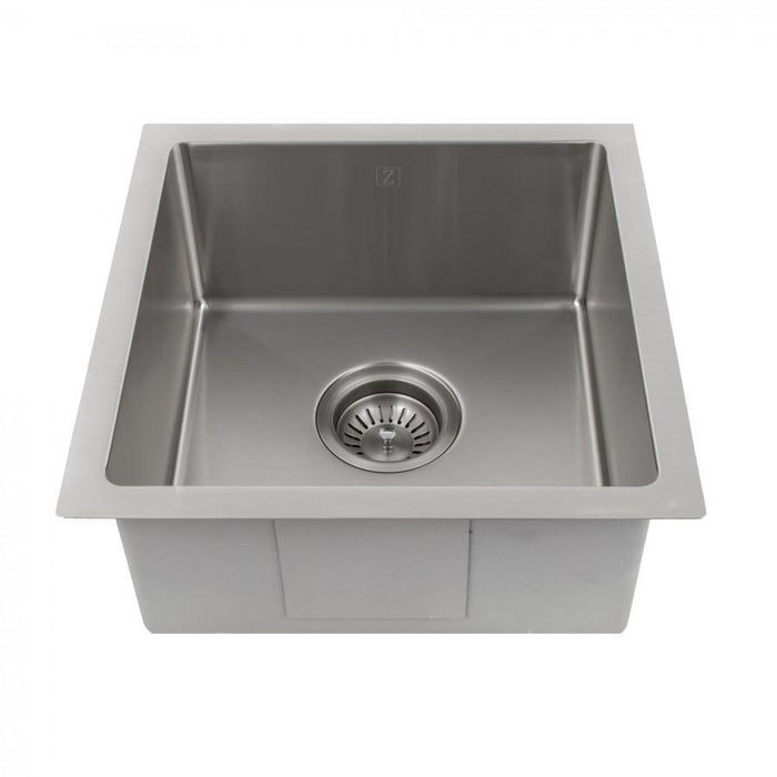 ZLINE 15" Boreal Undermount Single Bowl Bar Kitchen Sink 