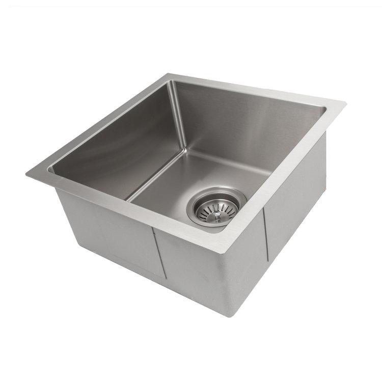 ZLINE 15" Boreal Undermount Single Bowl Bar Kitchen Sink 