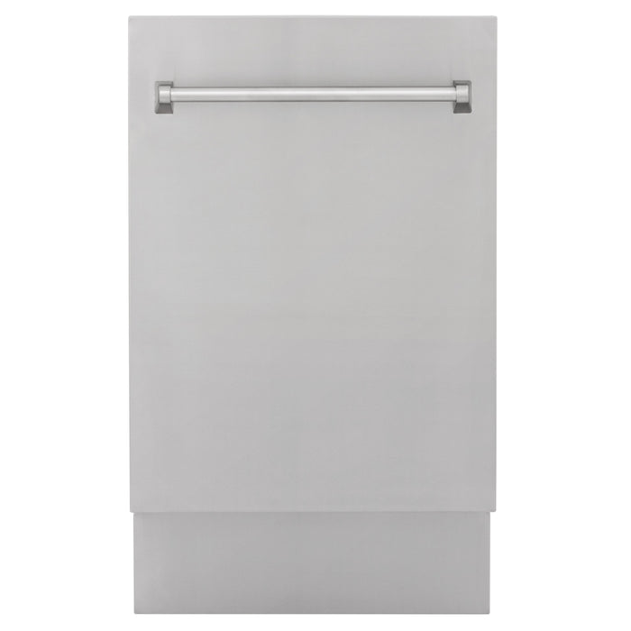 ZLINE 18" Compact Top Control Dishwasher in Custom Panel