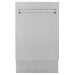 ZLINE 18" Compact Top Control Dishwasher in Custom Panel