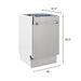 ZLINE 18" Compact Top Control Dishwasher in Custom Panel