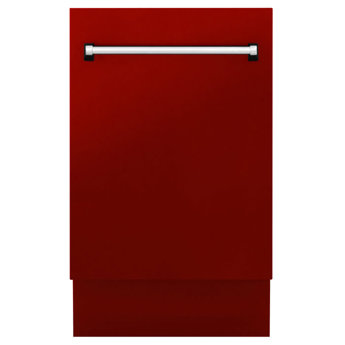 ZLINE 18" Compact Top Control Dishwasher in Custom Panel