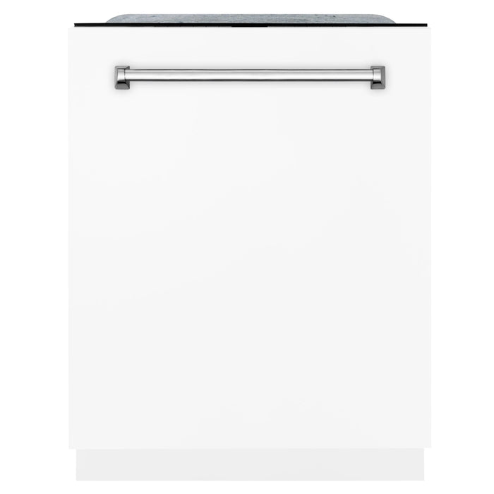 ZLINE 24" Monument Series 3rd Rack Top Touch Control Dishwasher in Custom Panel Ready with Stainless Steel Tub, 45dBa - DWMT-24