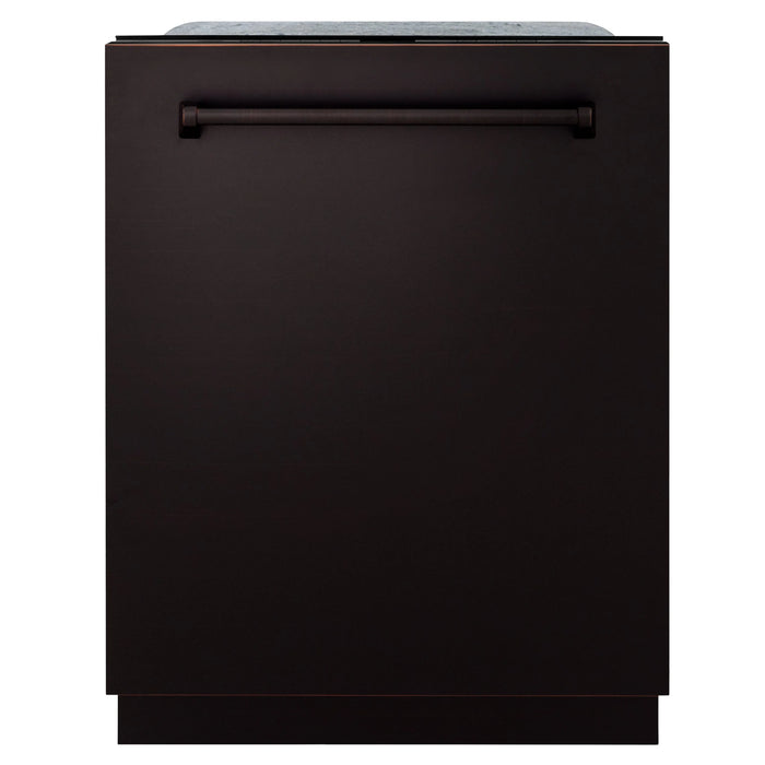 ZLINE 24" Monument Series 3rd Rack Top Touch Control Dishwasher in Custom Panel Ready with Stainless Steel Tub, 45dBa - DWMT-24