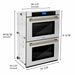 ZLINE 30" Autograph Edition Double Wall Oven with Self Clean and True Convection in Stainless Steel