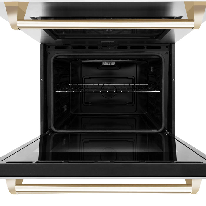 ZLINE 30" Autograph Edition Double Wall Oven with Self Clean and True Convection in Stainless Steel