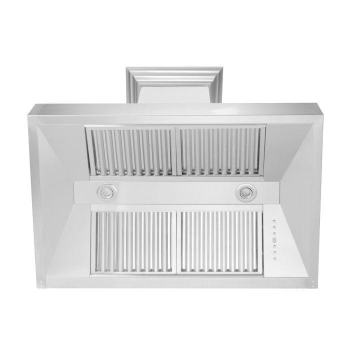 ZLINE Appliance Package - 30 in. DuraSnow® Stainless Dual Fuel Range, Ducted Vent Range Hood and Dishwasher - 3KP-RASRH30-DW