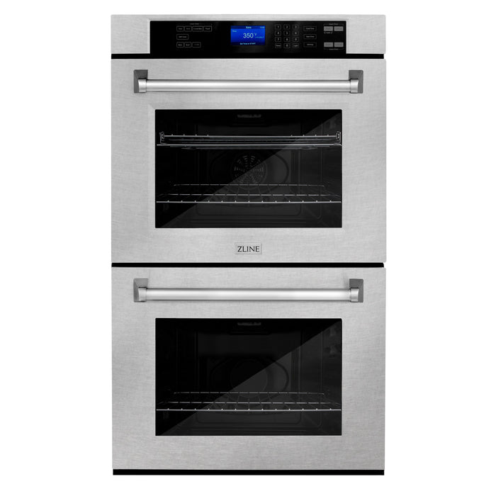 ZLINE 30" Professional Double Wall Oven with Self Clean and True Convection in Stainless Steel (AWD-30)